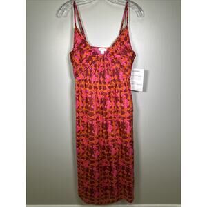 Sundance Maxi Dress S Vibrant Bright Pink‎ Red One Of One Beachy Bobo Y2K